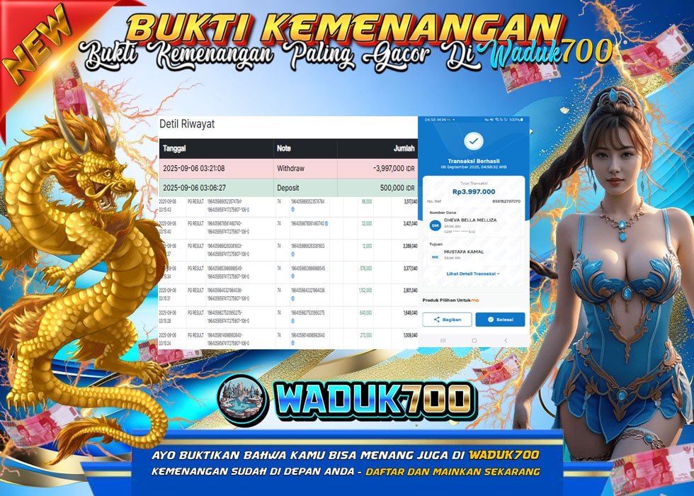 BUKTI JACKPOT SLOT MAHJONG WAYS TERPERCAYA DI INDONESIA TGL 06-09-2025