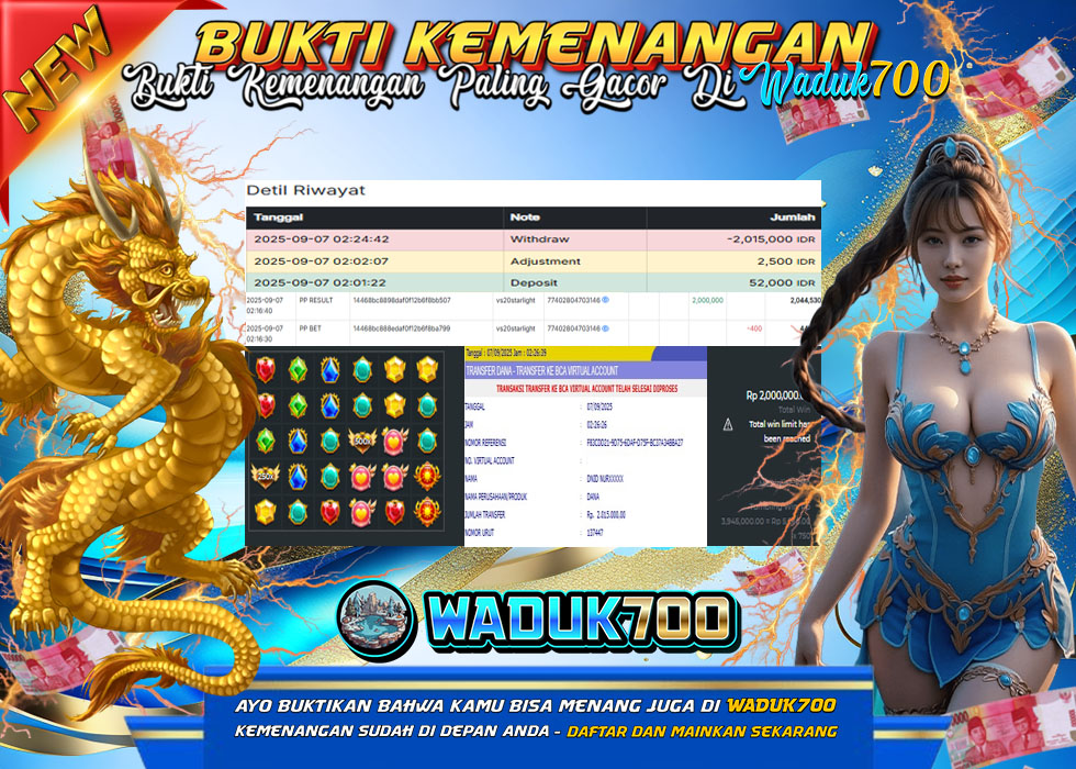 BUKTI JACKPOT SLOT STARLIGHT PRINCESS TERPERCAYA DI INDONESIA TGL 07-09-2025