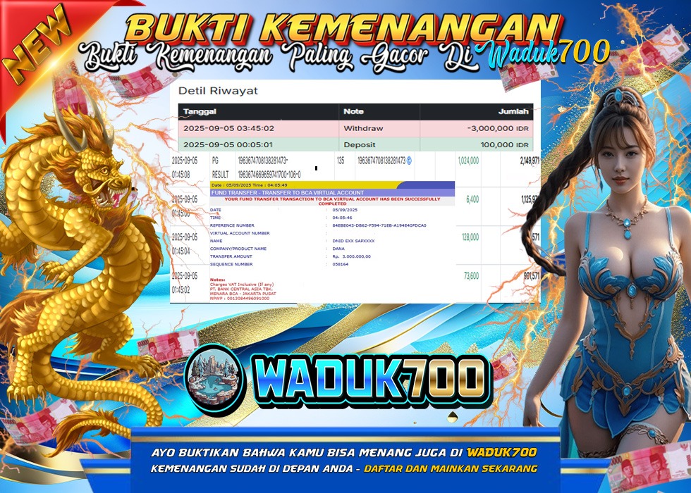 BUKTI JACKPOT SLOT MAHJONG WAYS TERPERCAYA DI INDONESIA TGL 05-09-2025